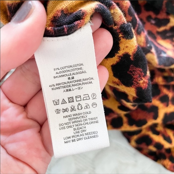 Free People Leopard Tie Front Romper - Picture 6 of 7